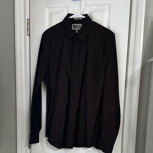 Express 1MX fitted dress shirt